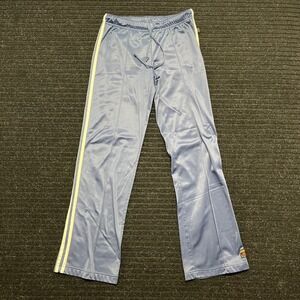 Big Flirt Vintage Y2K Track Pants Blue Side Stripe Low Rise Athletic Trousers